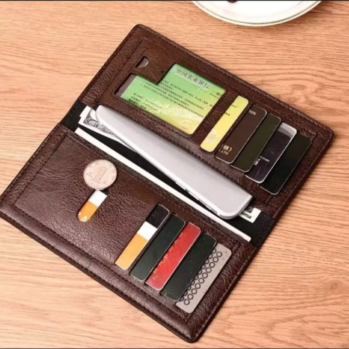 High quality High Capacity Thin Men's Long Wallet