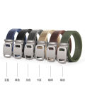 Men's new imitation nylon iron toothless belt cross-border foreign trade stall Douyin e-commerce.