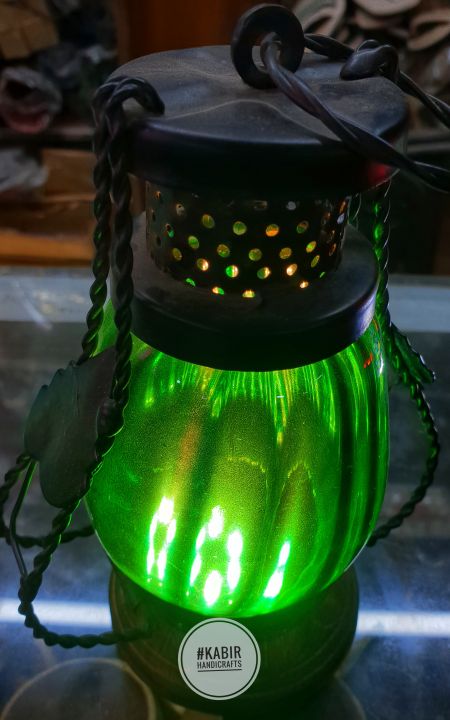 Hurricane Lamp electric with cable -Fairy Lights