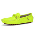 YRZL Yellow Loafers for Men Casual Leather Shoes Mens Loafers Moccasins Breathable Slip on Big Size 48 Driving Shoes for Men KEEMEEUYZO.