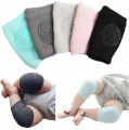 1 Pair Baby Knee Pads – Breathable Anti-Slip Crawling Knee Protector | Elastic Baby Knee Guard Socks for Toddler Crawling & Walking Support. 