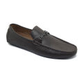 Bay Men Dress Leather Black PU Shoes. 