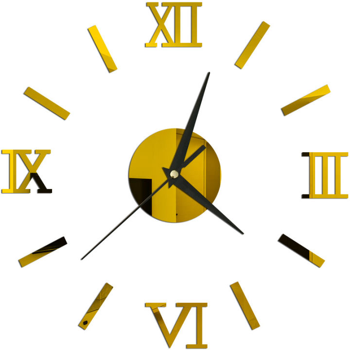 Roman%20Clock%20Mirror%20Sticker%20Wall%20Clock%203d%20Stereo%20Stickers%2036cm%20above%20DIY%20Non-Toxic%20and%20Environmentally%20Friendly%2080%20Gram%20%E3%80%82%20-%20Image%203