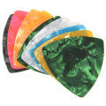 10pcs Acoustic/Electric Guitar Picks Plects 0.46mm-Assorted Color. 