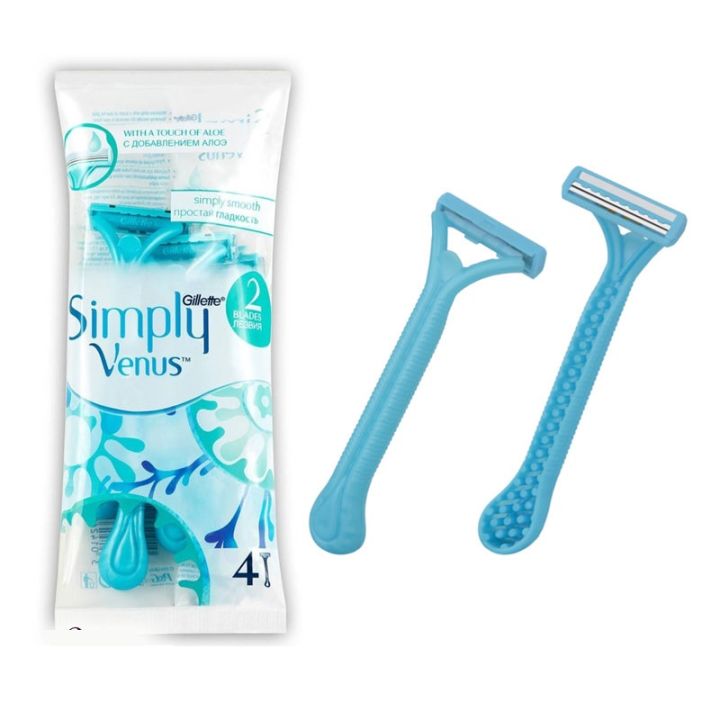 Simply Venus 2 Disposable 4 Razor For Women | Daraz.com.bd