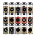 8 Sheet 144pcs Spice Sticker Reusable Container Jam Labels Kitchen Stickers Organizer Wall Sticker Home Decor Chalkboard Label. 