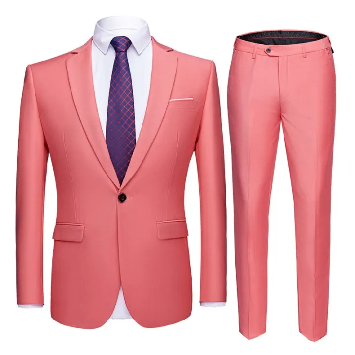 (Jacket%20+%20Pants)%20Men%20Formal%20Business%20Slim%20Suit%202020%20High-end%20Formal%20Groom%20Wedding%20Dress%20Fashion%20Party%20Ball%20Costume%202%20Piece%20Suit%20-%20Image%203