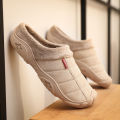 XIHAHA High Quality Slippers Men's Winter Shoes Soft Man Home Slippers Cotton Shoes Fleece Warm Anti-skid Man Slippers Sandals. 