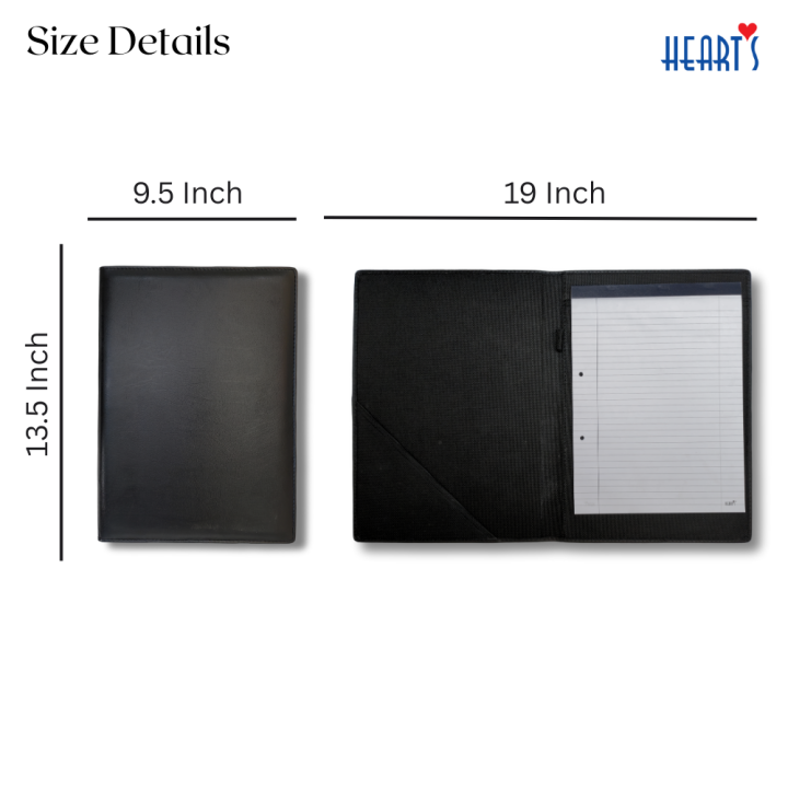 Seminar%20Folder%20/%20Conference%20Folder%E2%80%94%20Writing%20Pad%20(40%20Pages,%2060%20GSM),%20Replaceable%20Pad,%20Pen%20Holder%20&%20Documents%20Pocket,%2013.5"%20%C3%97%209.5"%20%5B%20Hearts%20Seminar%20Folder%20B%20%5D%20-%20Image%204