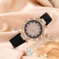 Fopul mall 6pc Set Elegant Female Bracelet Watches Women Watches Diamond Casuals Fashion Watches for Women & girls Gift Birthday Party.