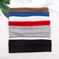 Elastic Cotton HairBand Fashion Headbands for Women Men Solid Running Fitness Yoga Hair Bands Stretch Makeup Hair Accessories.