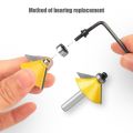 Accessories Universal Router Bits Bearings Durable Repairing Track Guide Bearing Chrome Ball Bearing.
