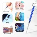 1 Pcs Multipurpose Tooth Pick Key chain Key Ring Fruit Pocket Key Chain Ring Pick Tools Point.