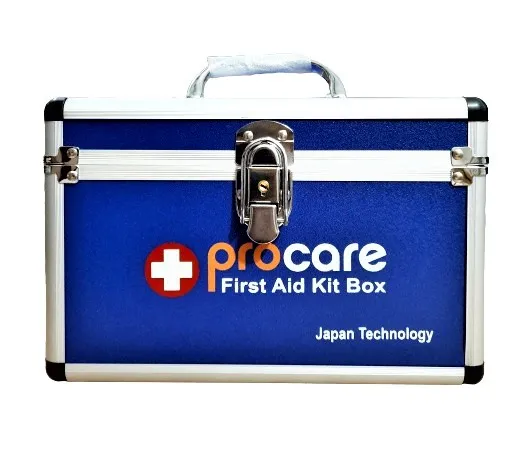 Procare%20First%20Aid%20Box%20-%20Multipurpose%20Medicine%20Storage%20Box%20Aluminum%20Body%20for%20Home%20Factory%20Medical%20Blue/%20Silver%20-%20Image%203