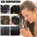 Pure Natural Herbal Hair Dye Shampoo Women Men Fast Change Hair Color Non-irritating Repair Coffee Brown Hair Styling Care. 