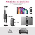 Ulanzi ST-29 Tripod Mount Universal for Tablet and Phone Holder With Cold Shoe Support Horizontal and Vertical Shooting. 