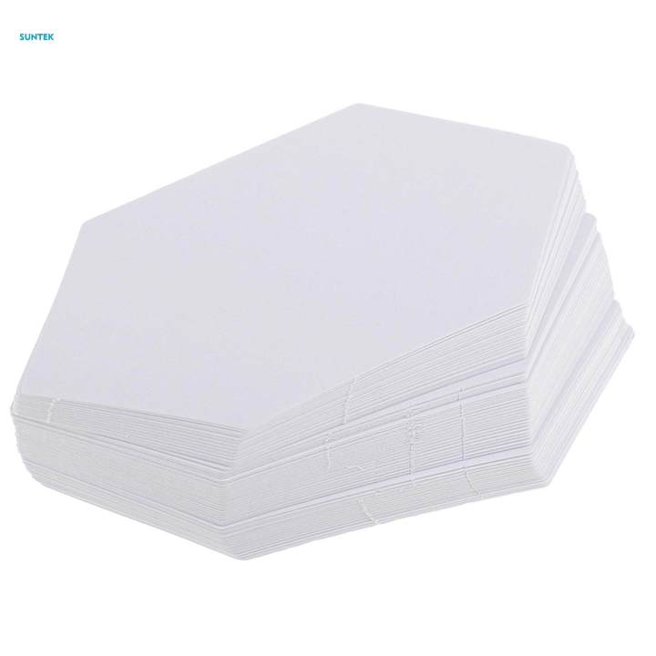 3x100%20Pieces%20Hexagon%20Shape%20Paper%20Quilting%20Templates%20for%20Sewing%20Craft%207.9cm%20-%20Image%202