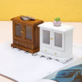 1/12 Miniature Dollhouse Display Cupboard Doll House Cabinet Showcase Dollhouse Furniture Decoration Accessories.