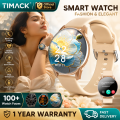 TIMACK® New T2 Pro Women Bluetooth Call Smart Watch HeartRate Blood Pressure Monitoring Smartwatches Waterproof Men Smartwatch For Samsung IOS.