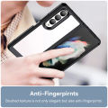 【Healer DingD】Case For Samsung Galaxy Z Fold 4 5G Flod 3 Silicone Bumper Acrylic Transparent Shockproof Phone Cover For Samsung Z Fold 4 Case.