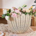 Kitchen for Planter Woven Wall Hanging Basket Imitation Rattan Decorative Magazines Storage Bathroom Towels Balcony. 