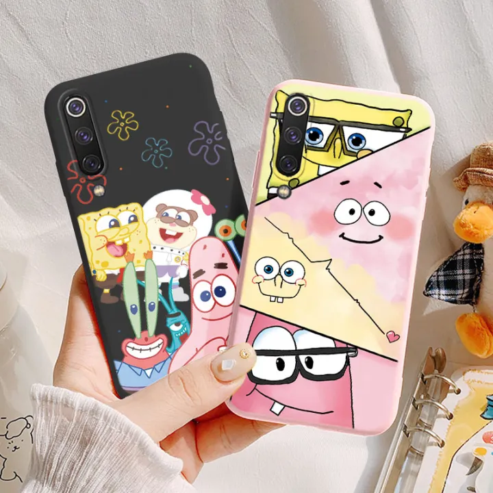 Funny%20Cartoon%20SpongeBob%20SquarePants%20Phone%20Case%20for%20Xiaomi%20Mi%209%20Mi9%20Lite%20A3%20Cute%20Patrick%20Star%20Silicone%20TPU%20Soft%20Color%20Back%20Cover%20-%20Image%203