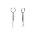 Bulletproof teenager Jungkook same asymmetrical chain earrings personality fashion mix and match earrings ear clips wholesale.