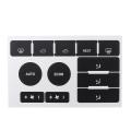 Radio Climate Headlight Window Switch Button Repair Decal Sticker For VW Touareg. 
