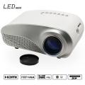 Portable Mini LED projector Home Multimedia Cinema LED 1080P Projector HDMI/AV/VGA/SD/USB/TV projector LED - White. 