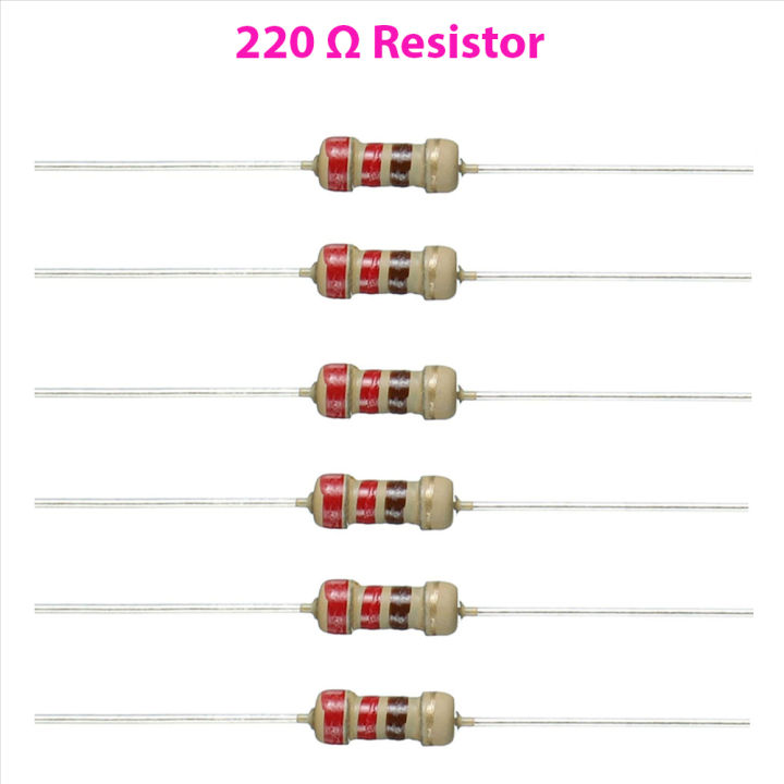 220%20Ohm%20Resistors%201/4%20W%20%C2%B15%25%20Carbon%20Film%20Single%20Resistor%20-%20Image%203