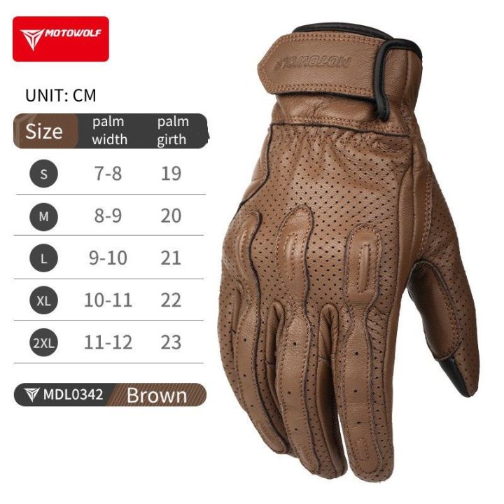 Motowolf%20Retro%20Leather%20Men's%20Motorcycle%20Gloves%20Summer%20Breathable%20Motorcyclist%20Gloves%20Yellow%20Black%20Biker%20Gloves%20Perforated%20-%20Image%205