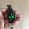 Nice quality Led watch for men rubber strap colour black. 