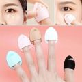 5 /10 Pc Mini Size Finger Shape Air Cushion Soft Sponge Cosmetic Puff Foundation Makeup Blender Under Eye Concealer Makeup Puff Tool. 