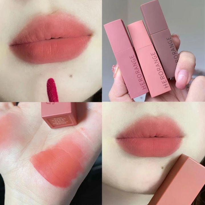 Korean%20Velvet%20Matte%20Lipstick%20Waterproof%20Long%20Lasting%20Non-Stick%20Cup%20Makeup%20Lip%20Tint%20Pen%20Cosmetic%20-%20Image%203
