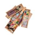 Mont Marte Multi-Purpose Art Box Wood Folding Paint Box. 