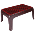 Akij Top choice-Table-Titbit Center-Rectangular Plas. Leg-Rose Wood- Romentica. 