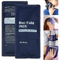 Reusable Hot and Cold Gel Pack- Ice Pack for Knee, Solder, Back Injuries- Micro woven Heating Pad.