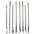 8in 1 IC Chip Repair Thin Tools Set CPU Metal Remover Burin to Remove for Mobile Phone Computer CPU NAND IC Chip Repair. 