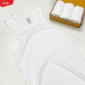 Pack of 3 Pcs Combo Men's Round Neck Sleeveless Cotton Tank Top From Levin.