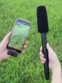 Wireless interview microphone Mobile SLR camera dedicated to news reporters outdoor street noise cancelling handheld microphone. 
