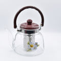 1100ml Glass Tea Kettle One Cup Glass Tea Pot/Tea-pot Infuser With Tea Strainer,heat-resistant glass teapot kettle. 