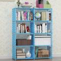 Double Row Bookshelf creative storage shelf Combination Shelf Floor Standing Bookcase. - book shelf.
