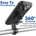 Waterproof TPU Touch Screen 360° Universal Adjustable Motorcycle Phone Mount Holder for Motorcycle and Bicycle.