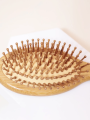 ANGEL Premium Eco-Friendly Wooden Hair Comb and Bamboo Massage Brush Set - Natural Hair Care & Styling Tools for Healthy, Frizz-Free Hair.