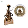 Clock Movement Mechanism Replacement Part Clock Accessories DIY Copper Movement Perspective Craft Mechanical Clock Core for Desk Clock. 