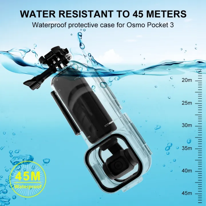 For%20DJI%20Osmo%20Pocket%203%20PULUZ%2045m%20Underwater%20Waterproof%20Housing%20Diving%20Case%20(Transparent)%20-%20Image%207