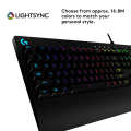 Logitech G213 Prodigy Gaming Keyboard, RGB Backlit, Black. 
