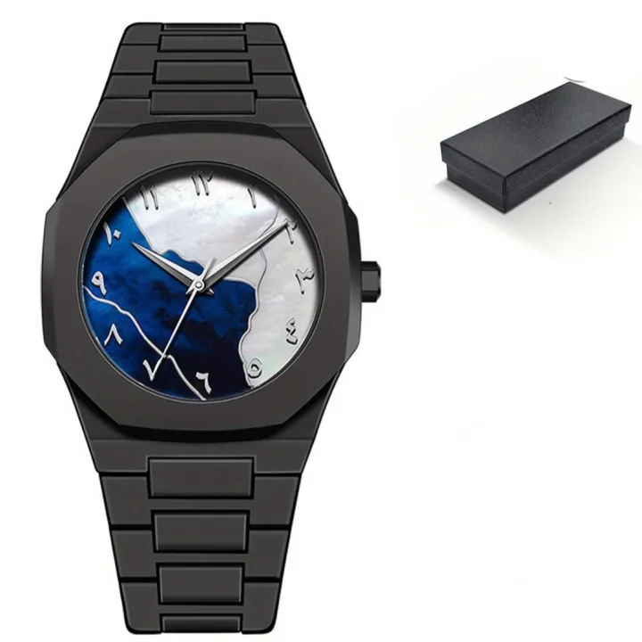 New%20Aura%20Arabic%20Watch%20Men's%20Quartz%20Watch%20Black%20Carbon%20Plastic%20watch%20for%20men%20-%20Image%202