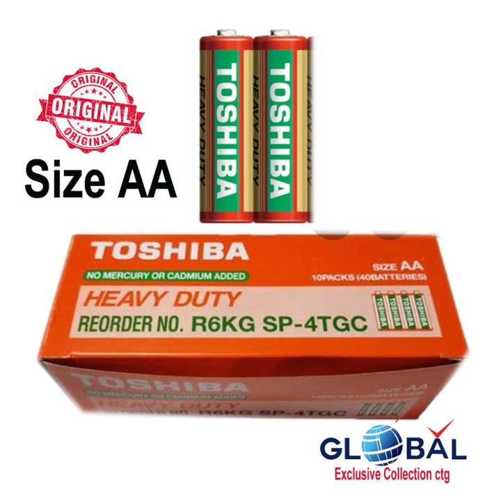 Toshiba AA Size Battery-(2 pcs) Dry Cell