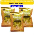 Vivi Skin Care Gold 24 k soap 80gm (Made in Thailand) 3 Pcs. 